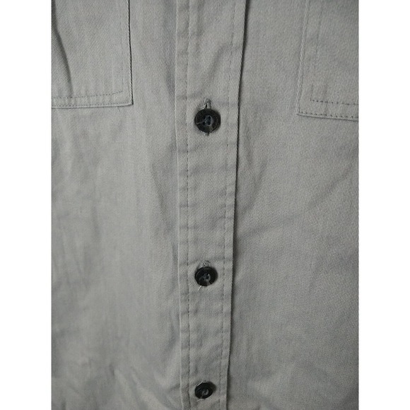 Wrangler Men's Grey Short Sleeve Collared Button Casual Shirt. 2XL - Picture 5 of 10